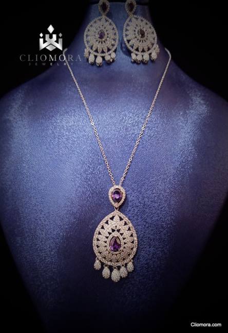 Marvelous Jewelry Set Cliomora Cz Cubic Zirconia Zks47 marvelous jewelry set cliomora cz cubic zirconia zks47