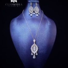 Jewelry Set Dramatic Cliomora CZ Cubic Zirconia ZKS46