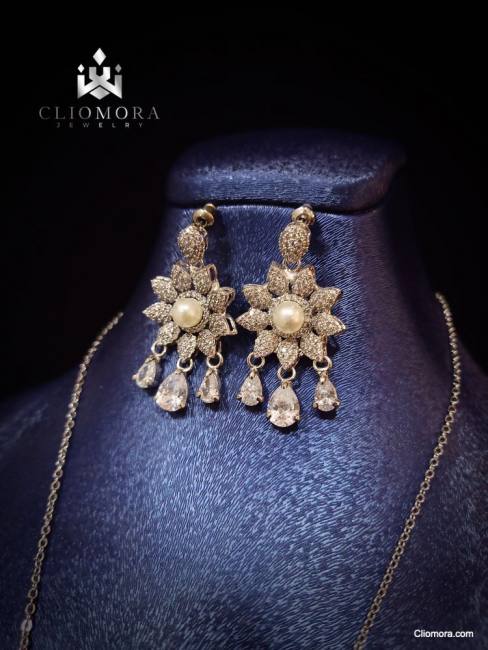 Jewelry set impressive cliomora cz