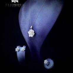 Jewelry Set Peculiar Cliomora Cz Cubic Zirconia Zks43 10 From Turkey cliomora jewelry accessories cz cubic zirconia collection
