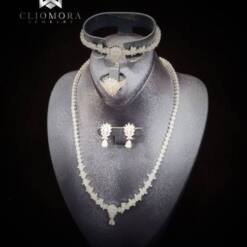Shining Cliomora Set Cz Cubic Zirconia Zks94 22 From Turkey shining cliomora set cz cubic zirconia zks94