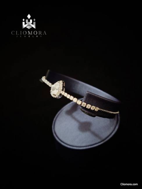 wonderful bracelet romantic cliomora cz cubic zirconia zkb38