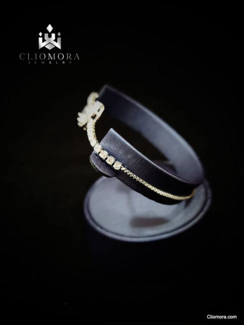 wonderful bracelet romantic cliomora cz cubic zirconia zkb38