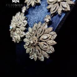 hypothetical earring ideal cliomora cz cubic zirconia zke33