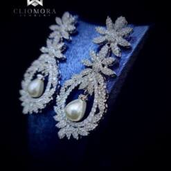 Fanciful Earring Extravagant Cliomora Cz Cubic Zirconia Zke32 6 From Turkey fanciful earring extravagant cliomora cz cubic zirconia zke32