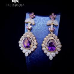 Unbelievable Earring Incredible Cliomora Cz Cubic Zirconia Zke30 14 From Turkey unbelievable earring incredible cliomora cz cubic zirconia zke30