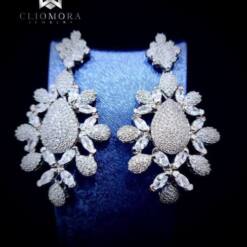 Astonishing Earring Breathtaking Cliomora Cz Cubic Zirconia Zke28 2 From Turkey astonishing earring breathtaking cliomora cz cubic zirconia zke28