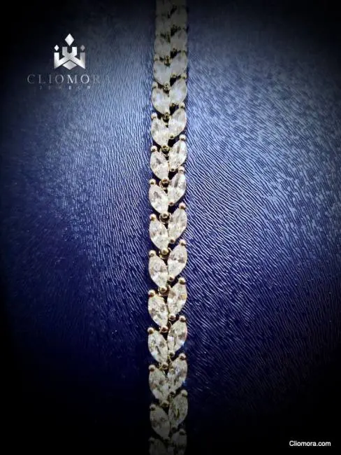 Attractive Necklace Lovely Cliomora CZ Cubic Zirconia ZKN26