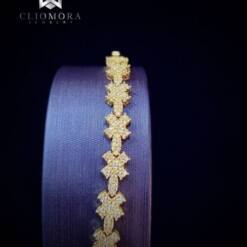 Lustrous Bracelet Striking Cliomora Cz Cubic Zirconia Zkb24 8 From Turkey lustrous bracelet striking cliomora cz cubic zirconia zkb24