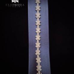brillante pulsera llamativa cliomora cz zirconia cúbica zkb23
