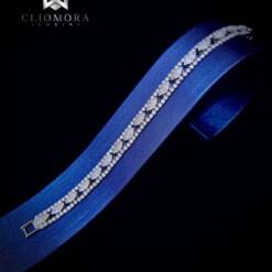 extraordinaria pulsera brillante cliomora cz cubic zirconia zkb19