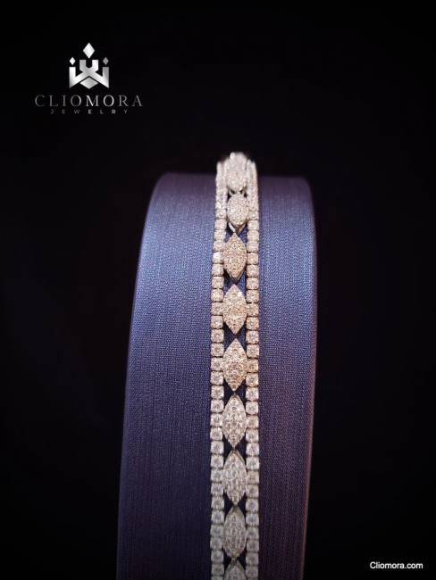 extraordinary bracelet bright cliomora cz cubic zirconia zkb19