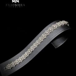 impressive bracelet stunning cliomora cz cubic zirconia zkb17