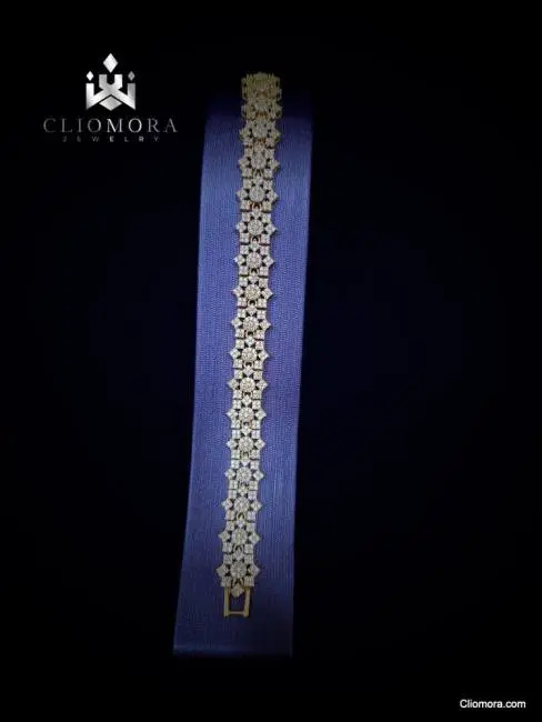 impressive bracelet stunning cliomora cz cubic zirconia zkb17