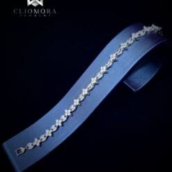 Delicate Bracelet Stylized Cliomora Cz Cubic Zirconia Zkb15 9 From Turkey classic bracelet brilliant cliomora cz cubic zirconia zkb14