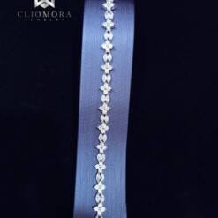 Delicate Bracelet Stylized Cliomora Cz Cubic Zirconia Zkb15 7 From Turkey classic bracelet brilliant cliomora cz cubic zirconia zkb14