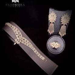 Luxurious Cliomora Set Cz Cubic Zirconia Zks88 18 From Turkey luxurious cliomora set cz cubic zirconia zks88
