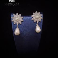 Elegant Earnings Impressive Cliomora Cz Cubic Zirconia Zke6 8 From Turkey luxury earnings breathtaking cliomora cz cubic zirconia zke5