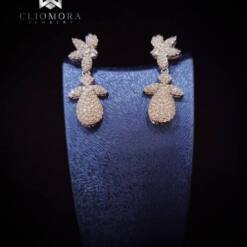 posh earnings sensational cliomora cz cubic zirconia zke4