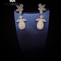 Posh Earnings Sensational Cliomora Cz Cubic Zirconia Zke4 8 From Turkey posh earnings sensational cliomora cz cubic zirconia zke4
