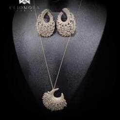 Swanky Cliomora Set Cz Cubic Zirconia Zks89 18 From Turkey swanky cliomora set cz cubic zirconia zks89