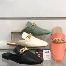 new rhinestone bling decorated women flat turkish slippers 2022