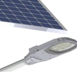 Réverbère solaire à énergie naturelle propre 40w 60w 80w 100w 130 lumens par watt