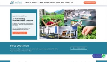 groupe al hariri, premier fabricant exportateur de lignes de production alimentaire, machines de remplissage, nouveau 2021