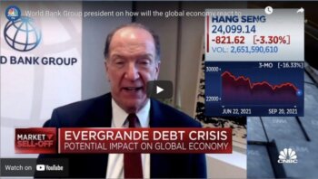 world bank group president on how will the global economy react to evergrande's default?
