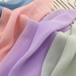 Chiffon Fabric 100% Polyester Multicolor For Women'S Dress 9 From Turkey chiffon fabric 100% polyester multicolor for women's dress