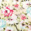 Custom Printed Chiffon Fabric High Quality Floral 100% Polyester
