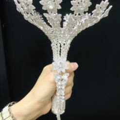 Belle Fabulous Bridal Bouquet Holder Cubic Zirconia - Zh04 3 From Turkey adela luxurious cubic zirconia bridal bouquet holder - zh01