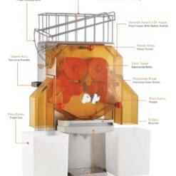 orange juicer machines up to 28 oranges/ minute perfect full automatic