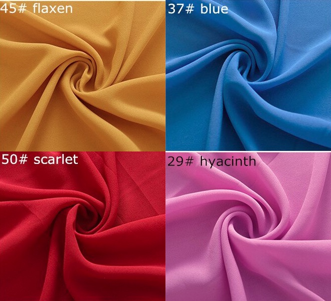 Pearl chiffon fabric 150 cm width
