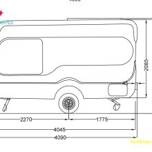 2022 trailer caravan camper ns 4090 smartline new