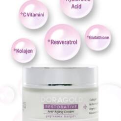 Anti Aging Cream New Doragold Restorative 45Ml Night Cream With Vitamin C 6 From Turkey anti aging cream new doragold restorative 45ml night cream with vitamin c