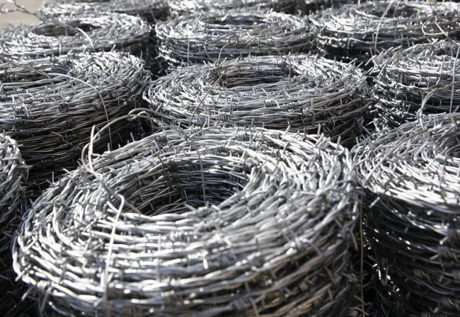 barbed wire