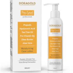 doragold pro level crema idratante lozione corpo propoli acido ialuronico aloe vera b5 pelle secca viso 100ml