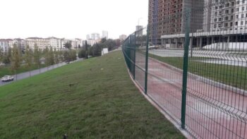 سیستم های نرده پانل فلزی pvc با ارتفاع 50 تا 250 سانتی متر