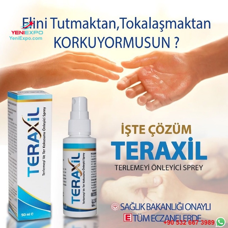 teraxil deodorant antiperspirant spray 50 ml strong performance