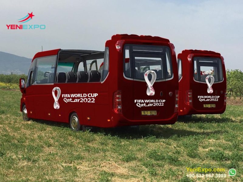 Open Roof Tourist Bus Sightseeing FIFA World Cup Qatar 2022