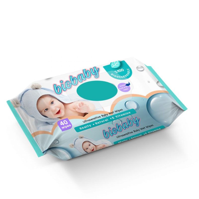 Newborn Baby Wet Wipes Biodegradable 25 - 125 Count Per Pack