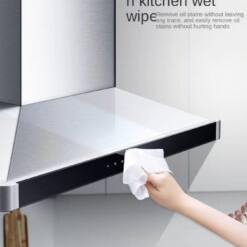 Toallitas húmedas gobi, toallas de papel especiales para cocina, toallitas húmedas, contenedor de 40'