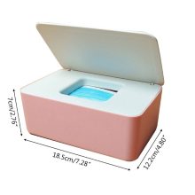 Wet Wipes Dispenser Holder Tissue Storage Box Case with Lid 13