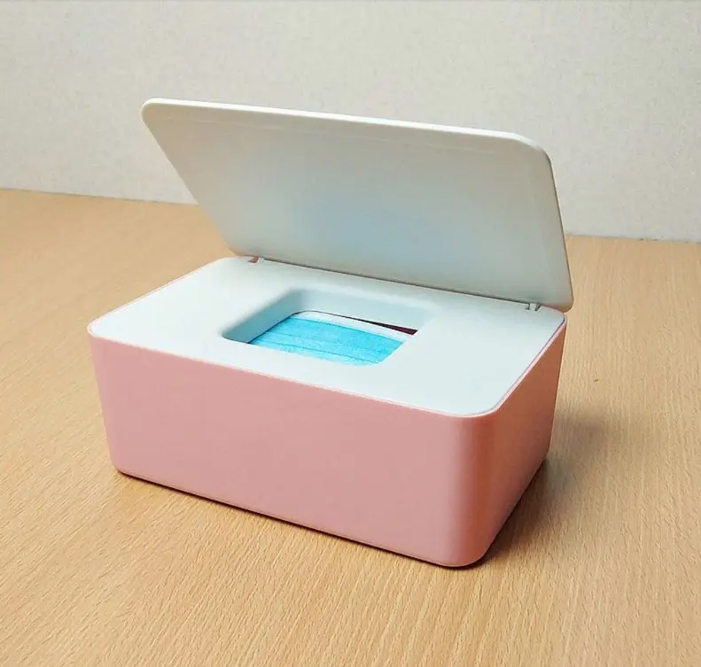 Wet Wipes Dispenser Holder Tissue Storage Box Case with Lid 16