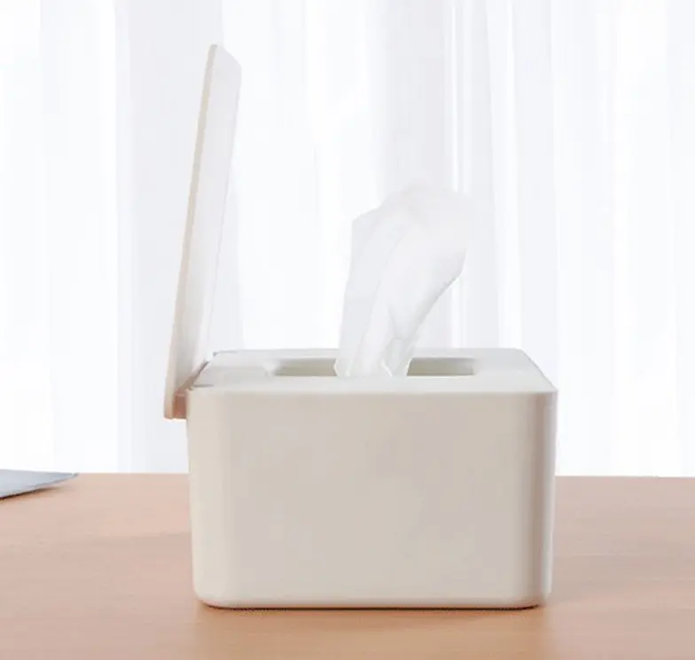 Wet Wipes Dispenser Holder Tissue Storage Box Case with Lid 5