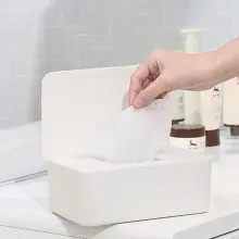Wet Wipes Dispenser Holder Tissue Storage Box Case with Lid 6