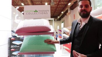 ergofoam aroma therapy ocean breeze memory foam visco pillows
