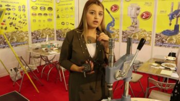 netgrand manual capsule riveting machine tarp demonstration - made in turkey for export    yeniexpo