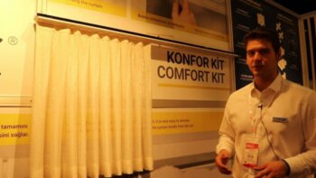 Sistema di binari per tende slimflex comfort kit. prodotto in Turchia per l'esportazione - yeniexpo hometex